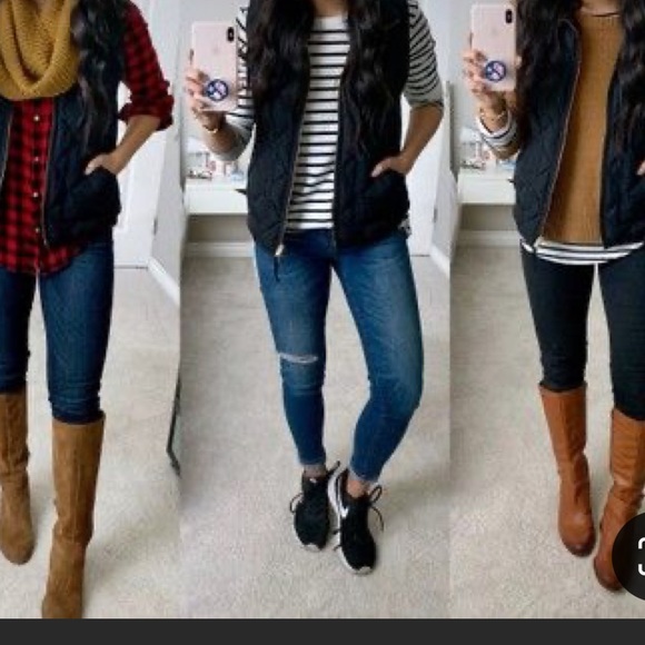 Dana Buchman women’s small black zip vest with pockets. - Picture 11 of 11